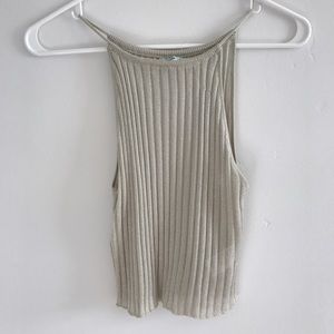 Shimmery Ribbed Tank